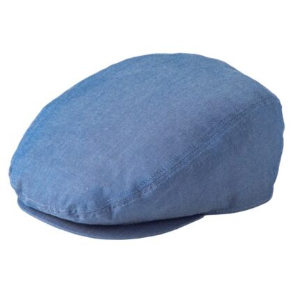 ダンガリーハンチング帽子 ブルー KMCH2960-2